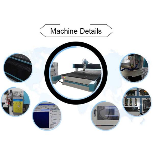 High Efficiency Industrial 3 Axis CNC Router Machine With Mist Cooling System
