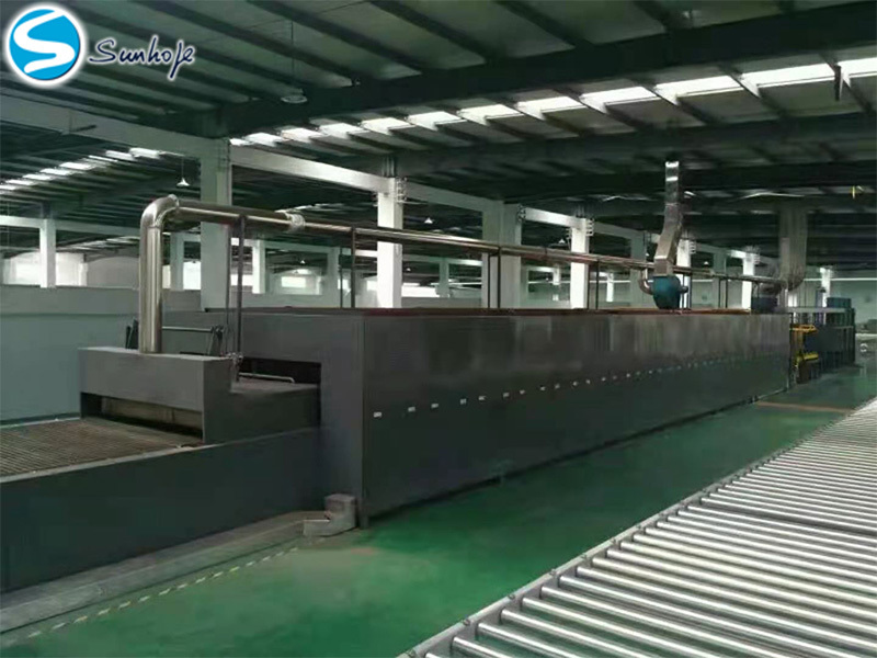 250mm Aluminum Brazing Furnace | Continuous Radiant Heating Furnace