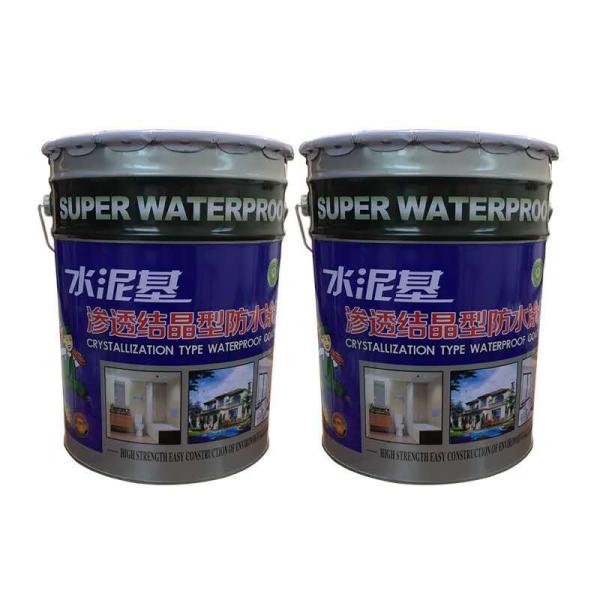 Grey Crystalline Waterproofing Coating Time Excellent Waterproofing Ability