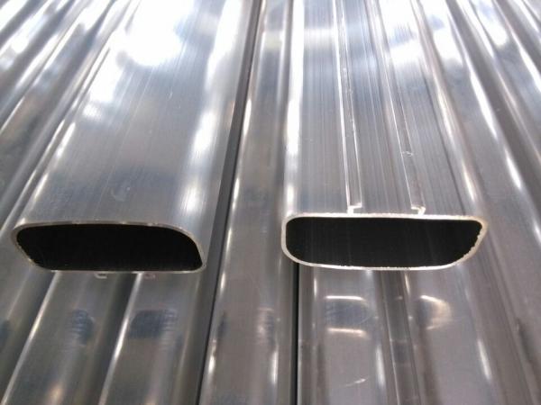 Thin Wall Hollow Extruded Aluminium Tube For Solar Panel Roof Mounting Brackets