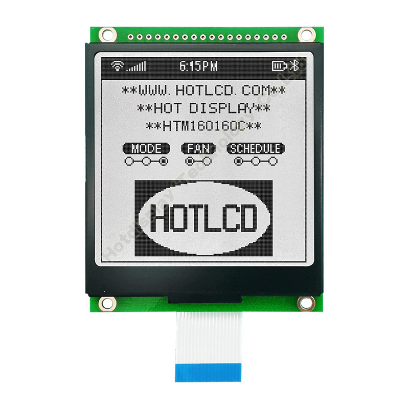 модуль 160X160 FSTN графический LCD с белизной освещает UC1698 контржурным светом HTM160160C