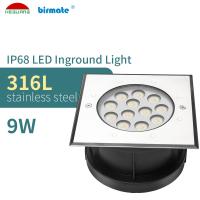 Ampoule extérieure imperméable d'Inground de jardin d'IP68 9W 6500K IP68 24V