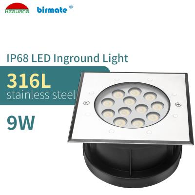 IP68 Waterproof 9W 6500K IP68 24V Outdoor  Garden Inground Lighting Bulb