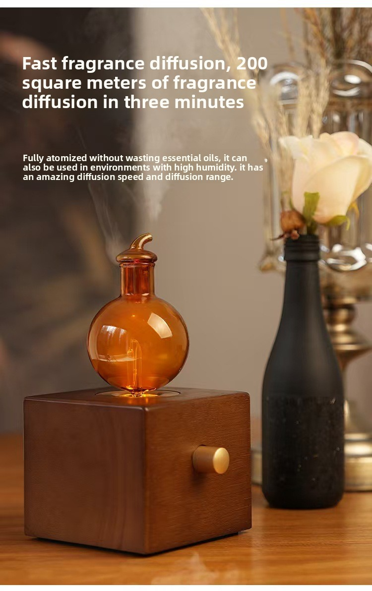 Commercial Use Electric Essential Oils Aroma Diffuser USB Powered Wooden Air Diffuser