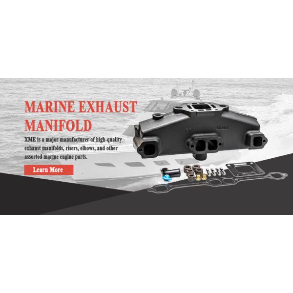 MerCruiser 865735A02 Exhaust Manifold Replaces Dry Joint for 5.0 5.7 6.2 V8 Small Block
