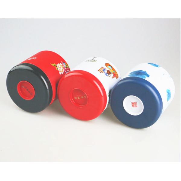 D100mm Tea Tin Round Containers Tea Storage Containers Tea Containers For Loose Tea