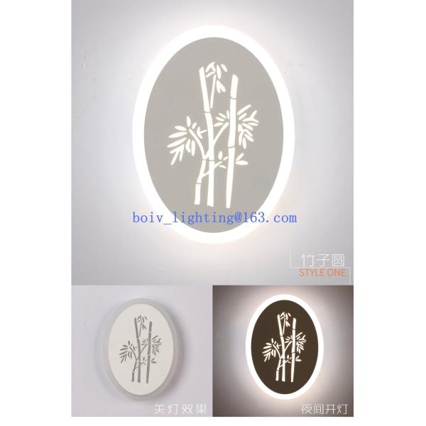 Iron  Acrylic Indoor Light Bathroom LED Wall Lamp Aluminum 22W