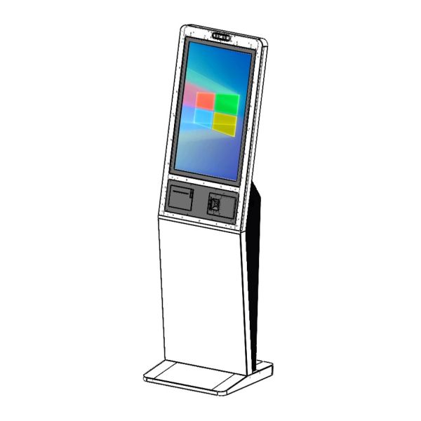 27 inch Windows Customized Indoor Self-Service Kiosk vertical Restaurant Ordering & Touch Screen Payment with SDK Function