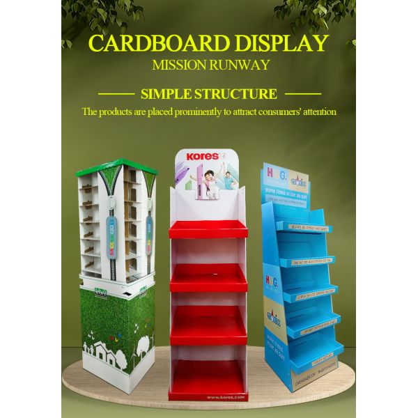 Corrugated Board Retail Dump Bin Foldable Customized For Advertisement