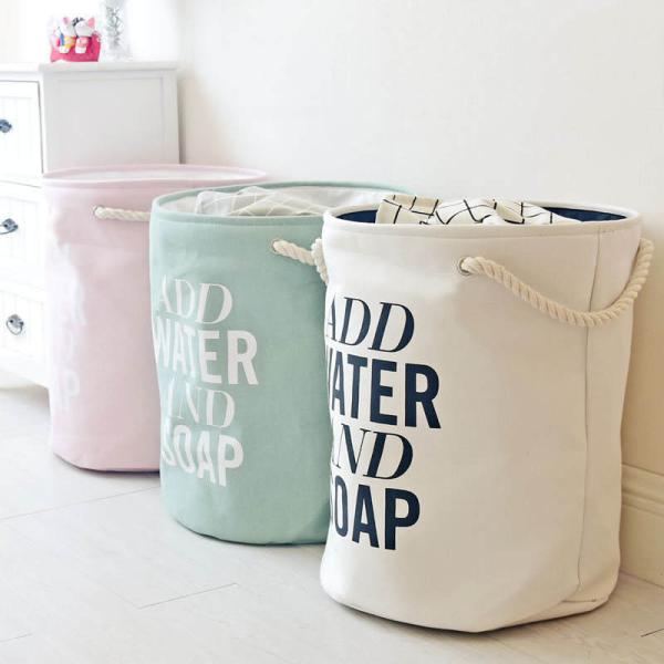 Big Capacity Dirty 760g Cloth Laundry Basket Waterproof Non Woven Oxford 40x50cm