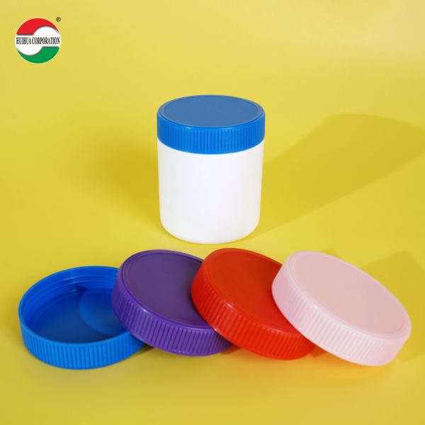 Food Grade HDPE Vitamin Health Product Bottles Colored Capsule Shape Calcium Tablets sealed Bottles