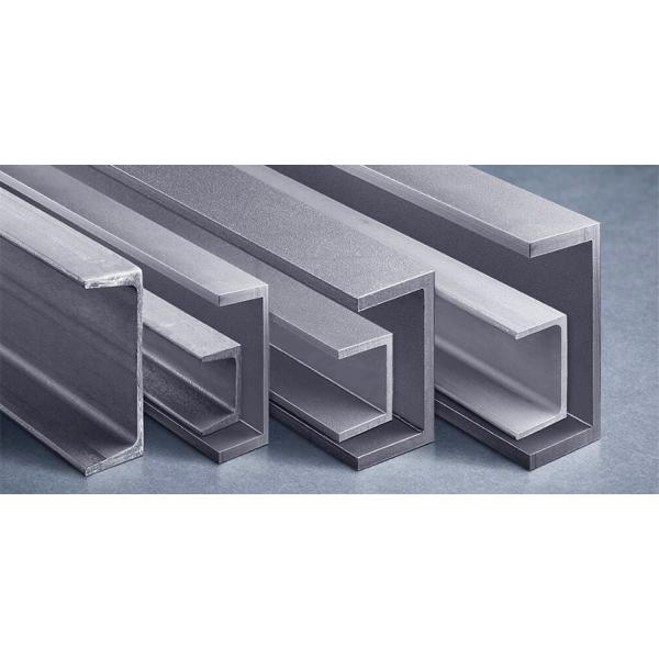 Solar Panel Galvanised Steel Profiles , C U Hot Rolled Structural Steel Beams