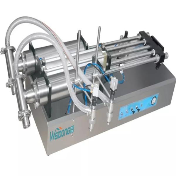 Máquina de enchimento de pistão pneumático líquido SUS304 220 V multifuncional