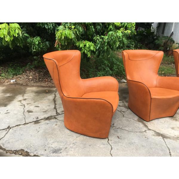 Brown Molteni C Mandrague Armchair , Soft Molteni Chelsea Armchair