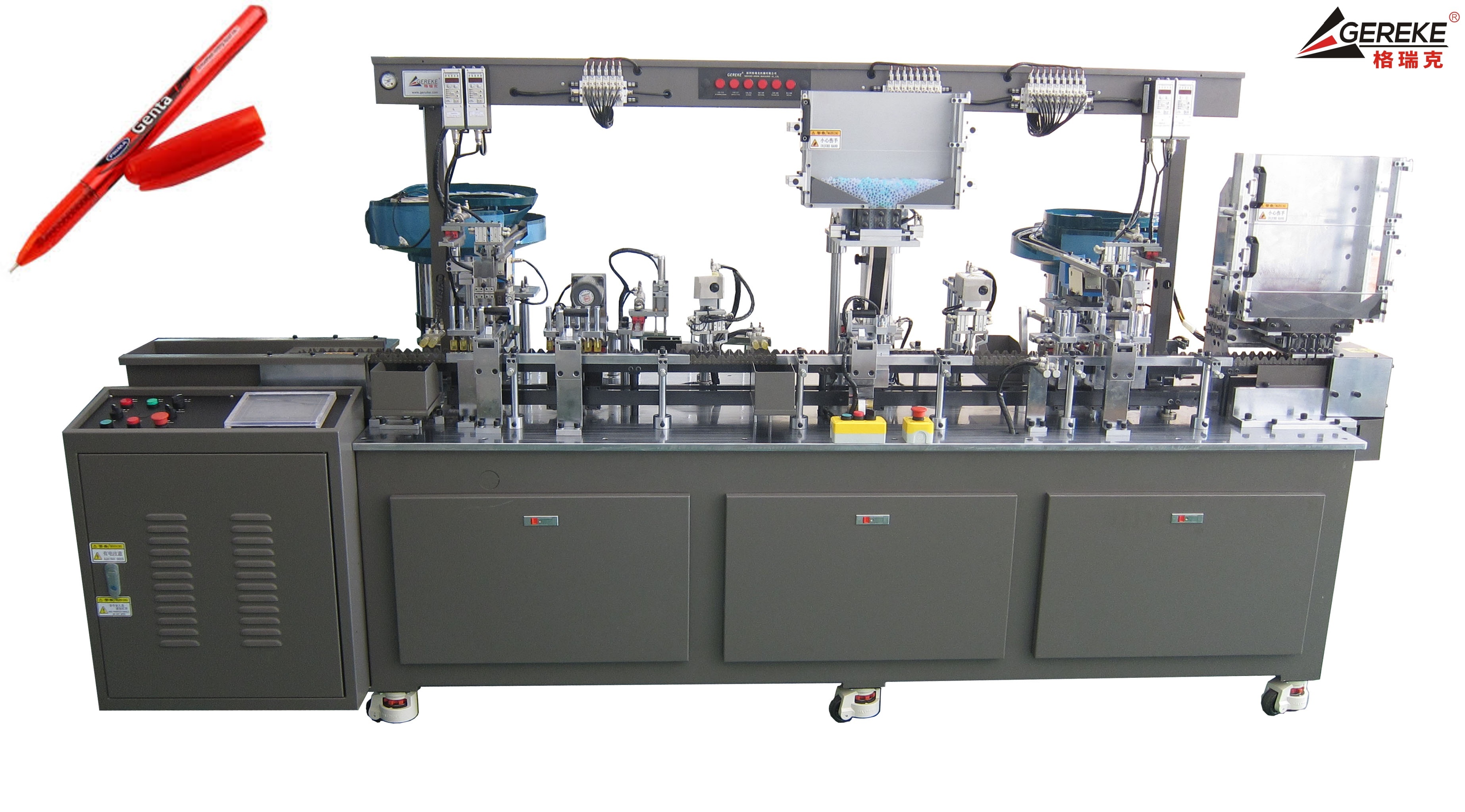 Ball Point Pen Assembly Machine Designed To Assemble 3600 Units Per Hour