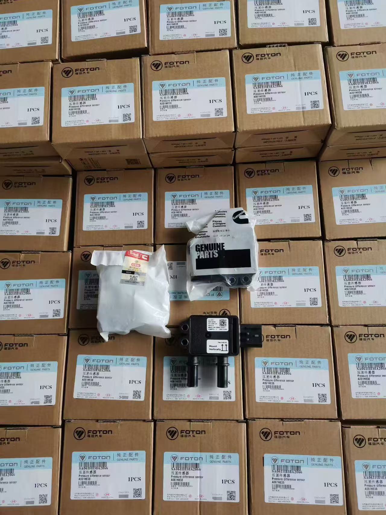 FOTON Exhaust Differential Pressure Sensor SCR After‑Treatment Pressure Sensor For Heavy‑Duty Diesel Truck Engine Replacement Spare Part
