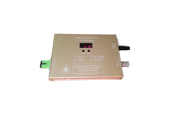 FTTH CATV 4mW ~ 10mW 1550nm  Optical Transmitter With Female F Type Connector