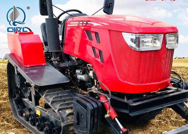 22-50hp Crawler Rotary Tiller / Agricultural Orchard Diesel Fertilization Micro Tiller / Pastoral Management Machine
