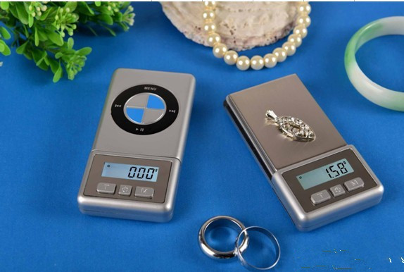 Pocket scale with 100g and LCD dispaly withit backlight
