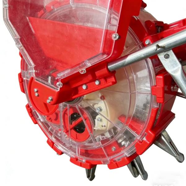 Manual Seeder Hand-Push Planter with Adjustable Depth and Precision Sowing for Multi-Seed Compatibility