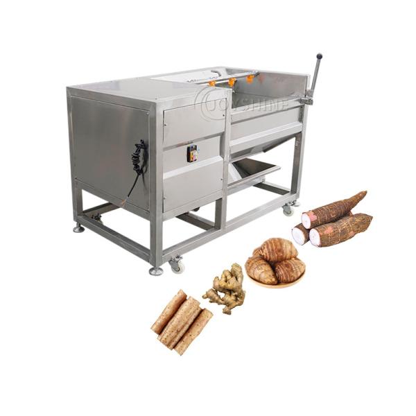 220V/380V Voltagem Máquina automática de lavagem de escova de cenoura Equipamento de lavagem de cana de açúcar