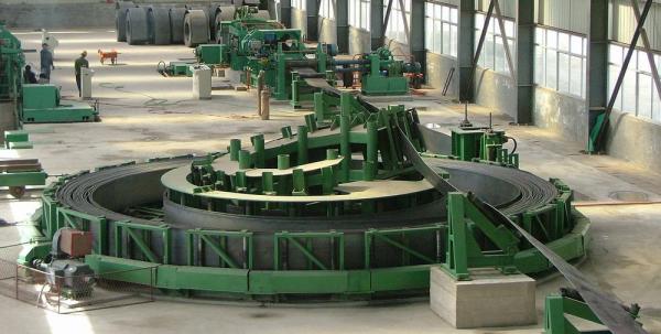 Acumulador horizontal de 11M Steel Strip Spiral para o tubo Mil Line