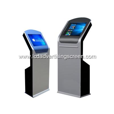 Ergonomic Self Service Touch Screen Kiosk 1920x1080P With Printer And Keyboard
