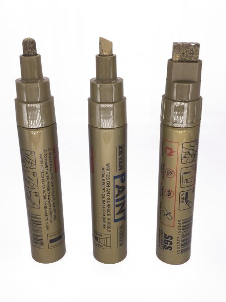 25MM Aluminum Barrel Gold Color Paint Pens Cutter head for for industrial use