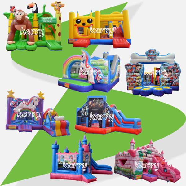 Kids Party Inflatable Bouncer Castle Slide Combo Chateau Gonflable Customized Color