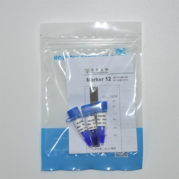 Escada M1141 do ADN do marcador 12 (50μg) /M1142 (5×50μg)