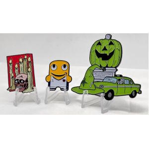 Metal 1,5 pulgadas de esmalte suave de las perillas de la lapel de la insignia de metal duro personalizado de las insignias de la perilla de metal