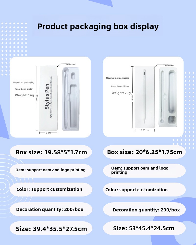 Metal Capacitive Pen for Touch Screen Painting and Handwriting Compatible with Active iPad and for Pencil Adsorbable