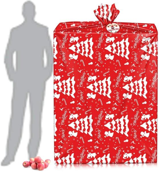 36X44 Plastic Christmas Gift Bags For Festival Packing