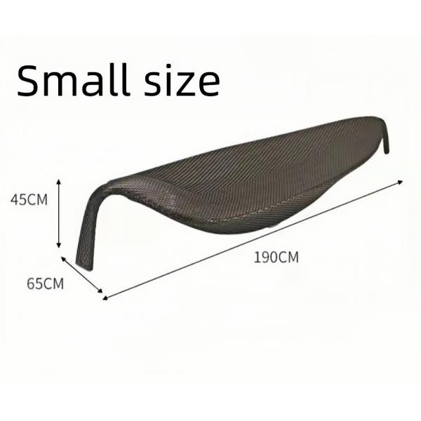 190x45x64cm Sun Loungers Chaise Weaving Vine Lying Chair Courtyard Party Sunbed