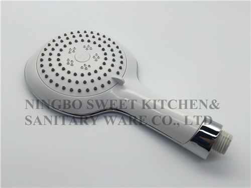 hot sale ABS material chrome plating shower head hand shower rain shower sanitary ware accessories