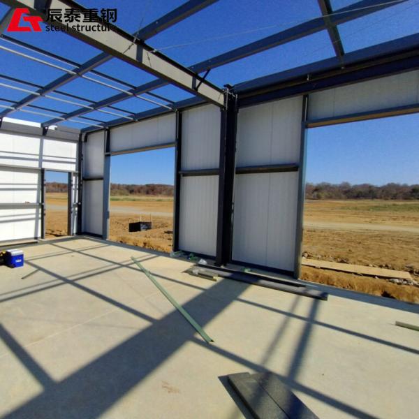 Modular Steel Structure Workshop For Hangar Shed Logistics Warehouse