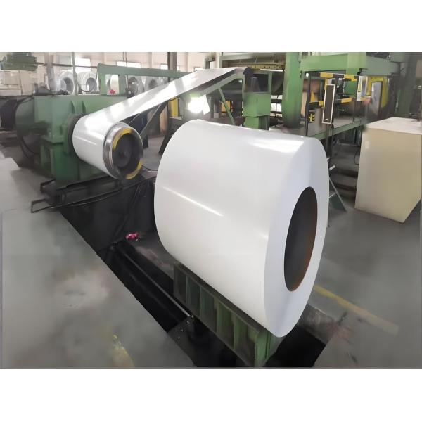 PPGI 0.7mm THK White Prepainted Galvanized Steel Coil RAL9016  PE JISG3312