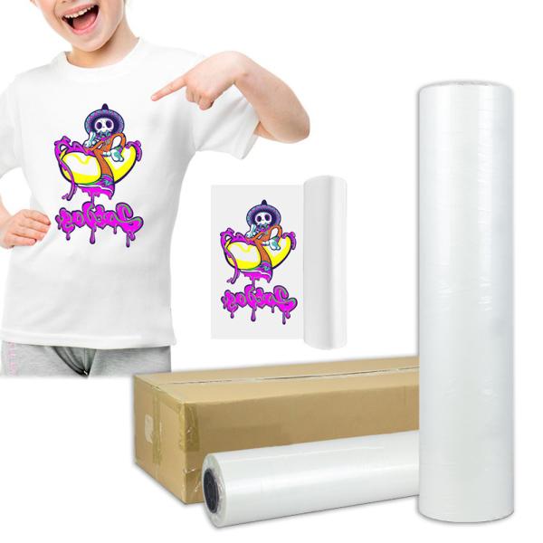 30cm 60cm dtf pet film sheet roll for dtf printer for printing t-shirt uniforms