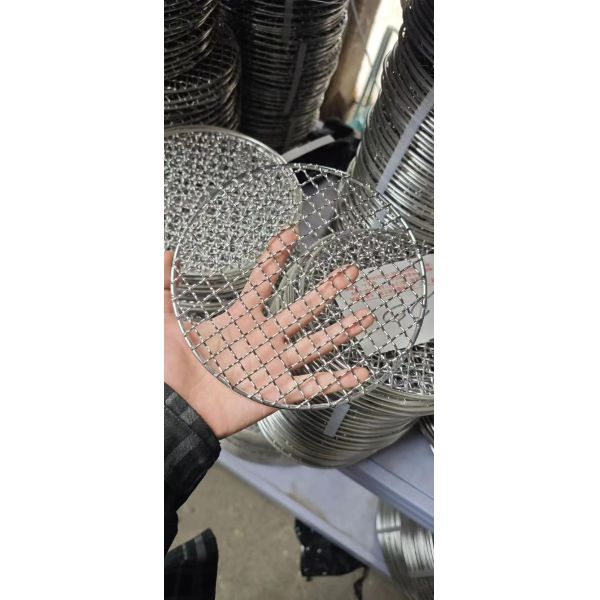 Electropolished Surface Finish Wire Mesh Discs Food Processing Industry