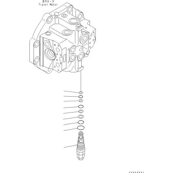21M-27-00050 Комплект двигателя экскаватора 708-88-40220 для PC600-6 PC650-6 PC600-7
