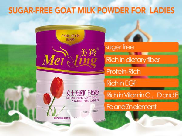 Goat Formula Dry Lady Milk Powder Full Cream 800g HALAL For Skin Beauty