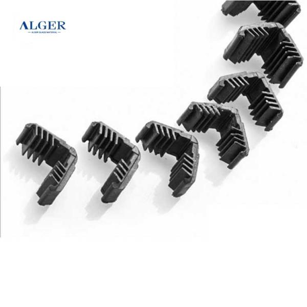 China manufacturer insulating glass Aluminum spacer Steel straight corners connectors angles