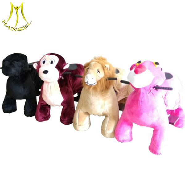 Hansel low price stuffed animal toy ride electric ride on toy for shopping mall