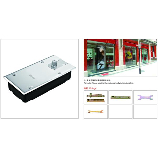 Floor Hinge 7300, color:black or blue, casting iron,  weight capacity 130kgs,