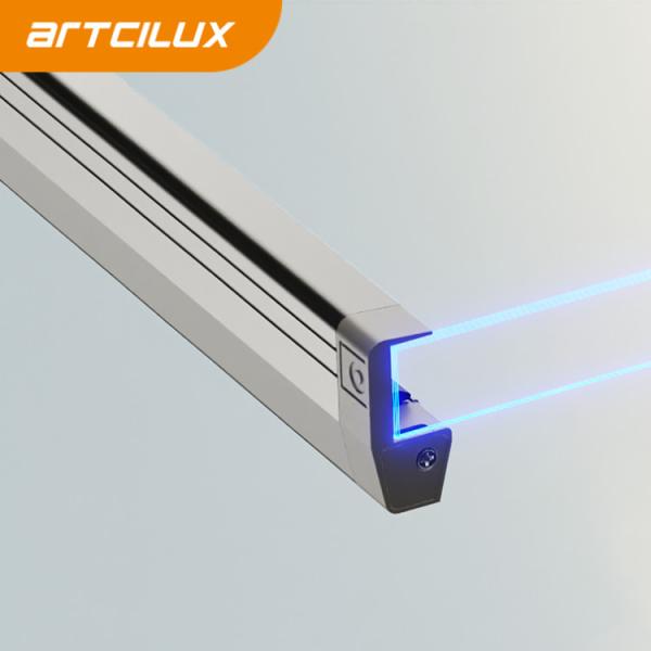 A260C Front Laminate Lights PC Aluminum Alloy Ra≥90 Triple Color Temperature DC12V/24V 5W/7.5W/10W SMD2219/120pcs/m Surface Mounted