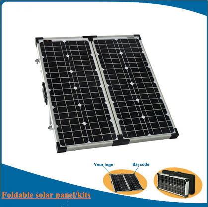 Quality approved, best price 2f mono-crystalline silicon foldable solar panels 80w - 100w for hot selling