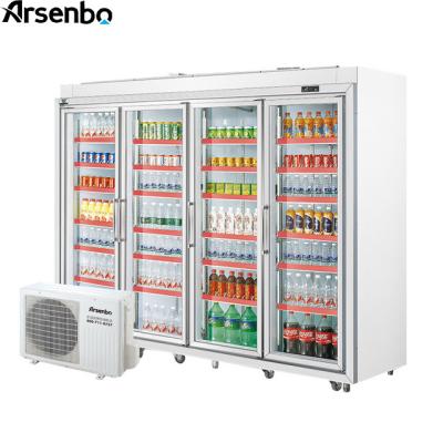 Multiscene Commercial Beverage Refrigerator SUS304/201 For Cold Drinks
