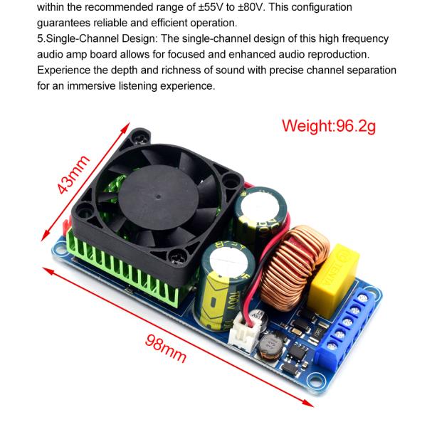 Доставка по DHL UPS Fedex EMS Post HongKong Post 500W Dartzeel High Power Amplifier Board с Bluetooth