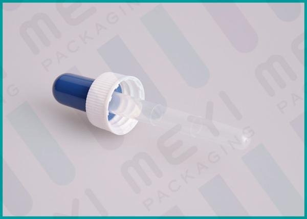 20/400 Plastic Medicine Dropper With Blue PVC Teat And Plastic Pipette