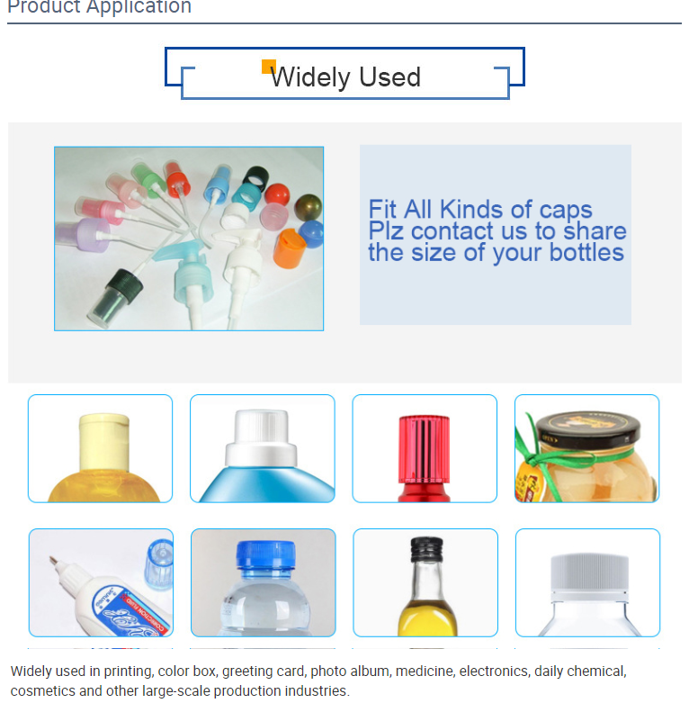 Handheld Plastic Bottle Capping Machine For Cosmetic Medical Bottle Caps